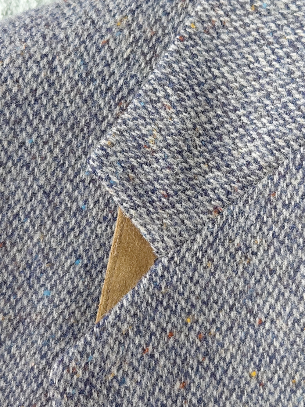 Stewart County 100% Pure Wool Sport Coat Blazer Elbow Patches 46L USA - Picture 10 of 15